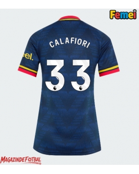 Arsenal Riccardo Calafiori #33 Tricou Fotbal Replică 2026-27 Femei Deplasare